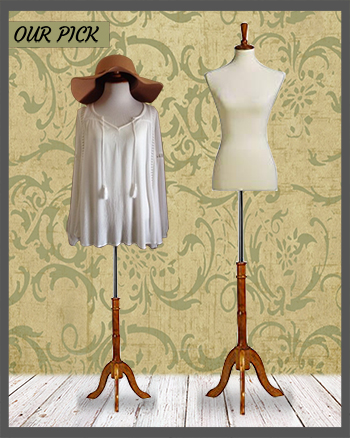 White Female Mannequin Dress Form 